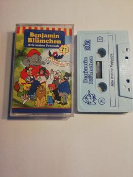 Benjamin Blümchen Folge 71 Alle meine Freunde Weiß mit Blauen Druck 4.27571(Blaues Kiosk-Cover)